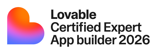 Lovable Certified Expert App Builder, awarded to Frank Wilson